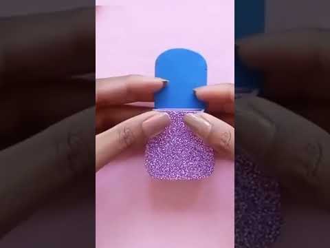 فكرة من استخدامات ورق الفوم الملون هنعمل ميدالية مفاتيح