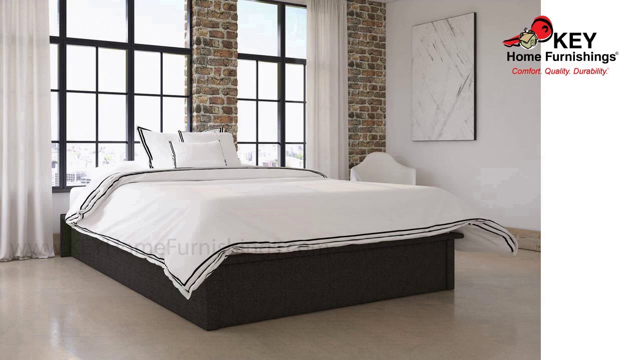 Ashley Dhp Upholstered Queen Platform Bed B600077 281 Key Home Ashley Dhp Upholstered Queen Platform Bed B600077 281 Key Home