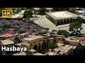 Hasbaya  lebanon 4k aerial views       