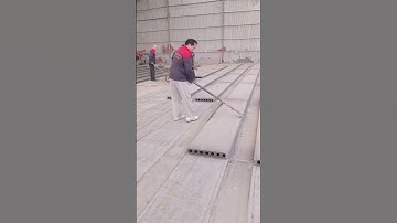 Precast hollow core slab transportation process #machine #goodtools #shorts