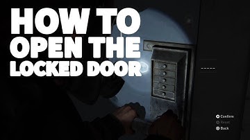 How To Unlock The Locked Door - Soda Can Combination - The Last Of Us 2