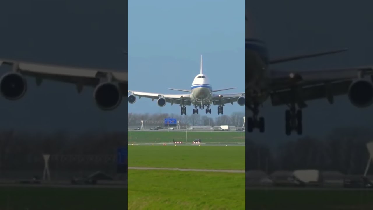 Amazing 747 Butter Landing Aviation Foryou Viral Butterlanding Swiss001landing Airplane