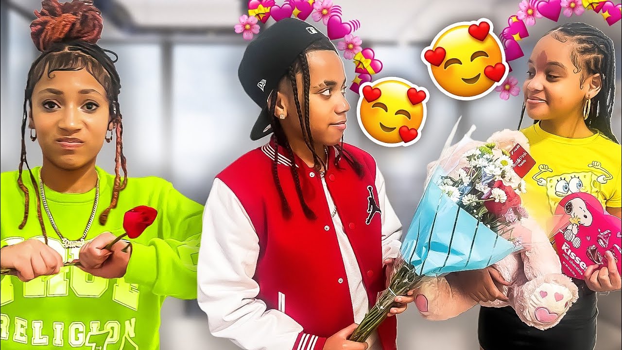 МАЛЬЧИК СДЕЛАЛ СЮРПРИЗ СВОЕЙ ВОЗЛЮБЛЕННОЙ НА ДЕНЬ СВЯТОГО ВАЛЕНТИНА❤️🥰, СЕСТРА ВСЕ ПОРТИТ😡