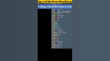 5 Things You MUST Know in AutoCAD #autocad #autocadtips