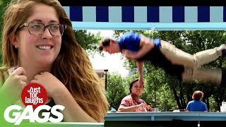 Waiter Falls Straight Out of the Sky