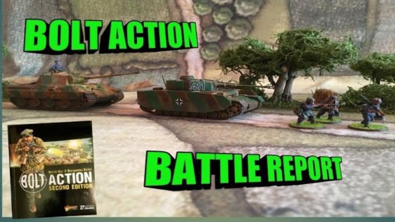 Bolt Action  Battle Report Tank war
