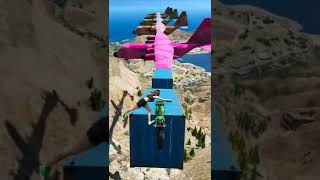 Gta V Dangerous Stunt On Mount Chiliad Episode.34 #Shorts