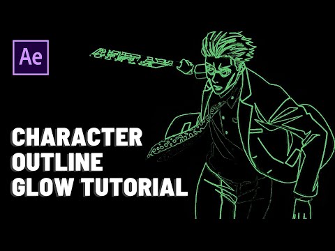 Outline Glow AMV Tutorial - After Effects