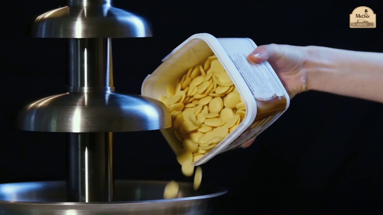 Белый шоколад для фонтана и фондю "Мистер Чо".  Нежная ваниль.