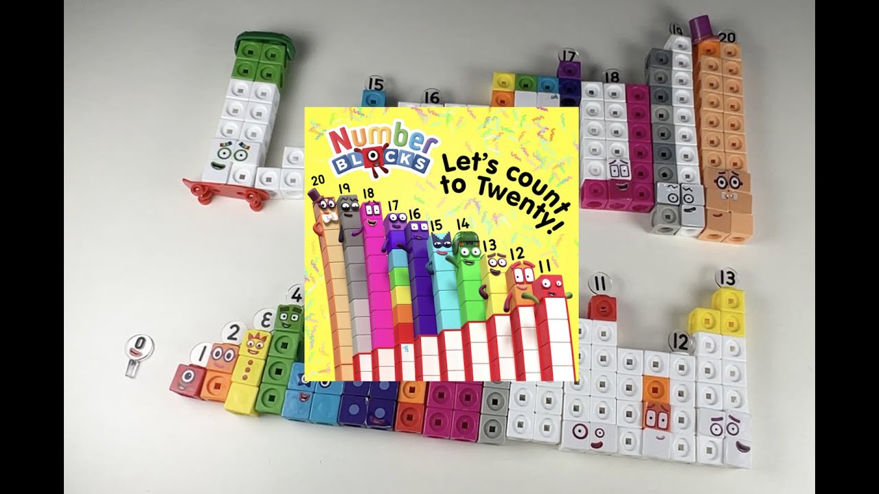 Let's Build Numberblocks Mathlink Cubes Zero to Ten by Learning Resources