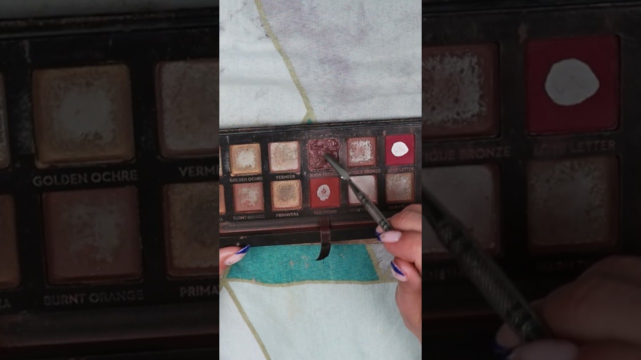 DESTROYING AND RE-PRESSING MY PAN THAT PALETTE!! 