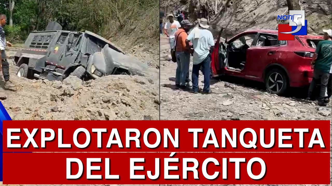 🔴 #ultimahora / Explotaron tanqueta del ejército - 10 de Marzo de 2026