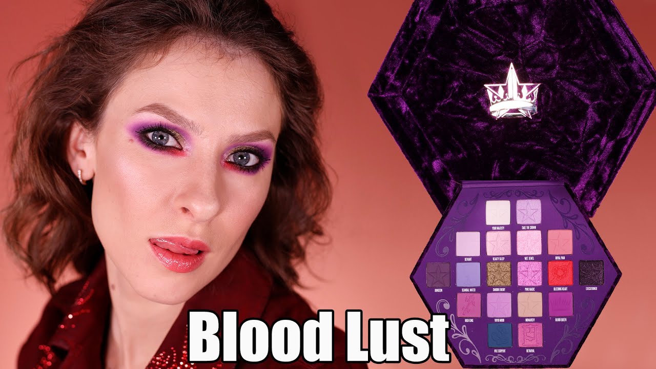 Палетка BLOOD LUST palette JEFFREE STAR: макияжи, подробные свотчи, первые впечатления и почти обзор
