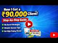 ₹90K Client Without Ads – My Website Strategy | Digital Marketing Training Institute & Agency