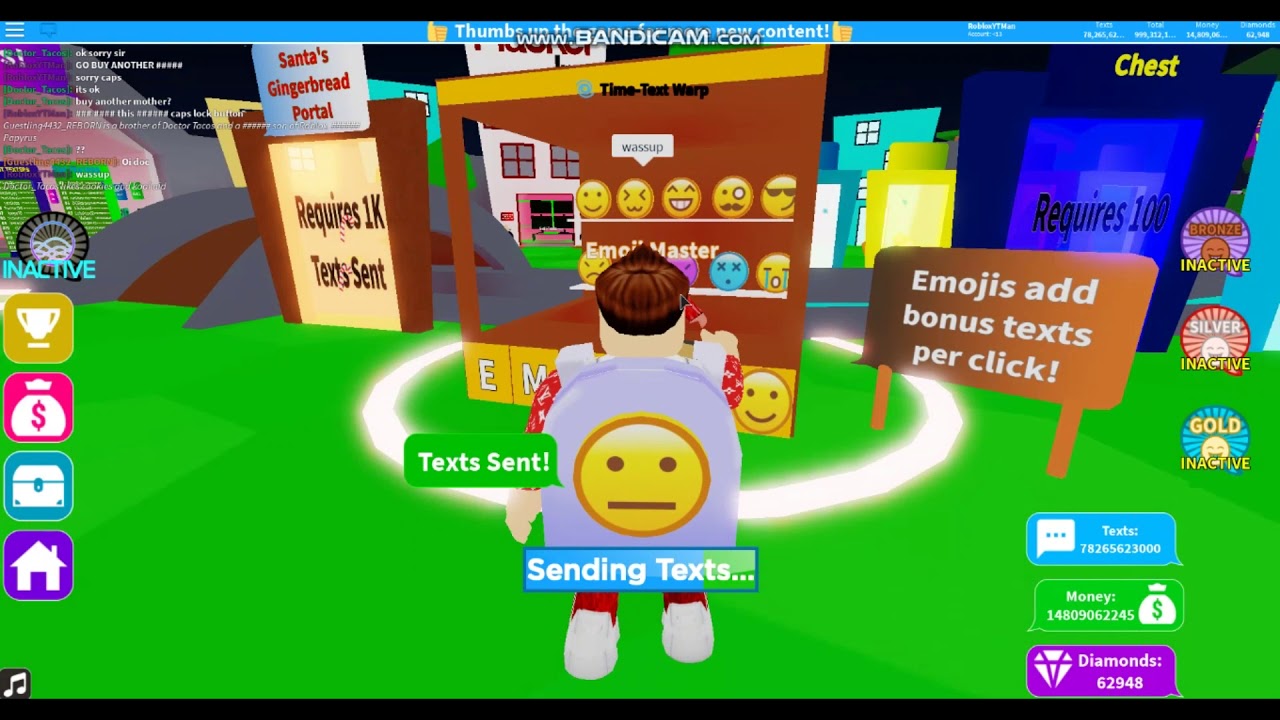 Getting 1 Trillion Texts Sent in Texting Simulator Roblox READ DESC ...