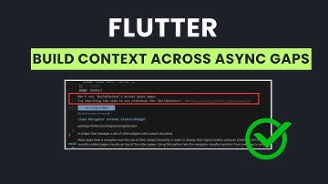 How to handle build context across async gaps like a SENIOR !