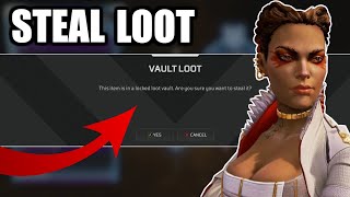 HOW TO STEAL LOOT FROM THE VAULT'S WITHOUT A KEY (APEX LEGENDS LOBA SECRET ABILITY)