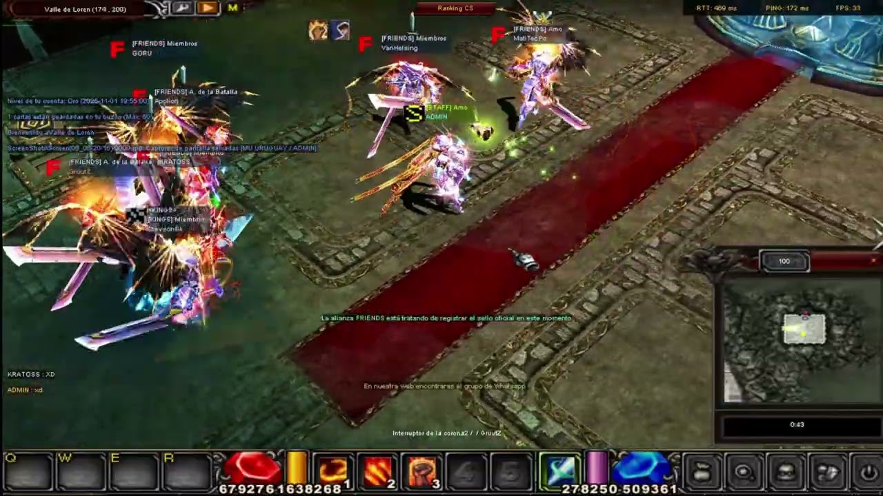 CASTLE SIEGE MU URUGUAY SERVER ALPHA 2025