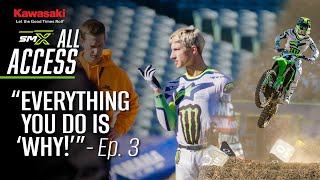 SMX ALL ACCESS | Presented by Kawasaki | Ep. 3 – Press Day Track Adjustments