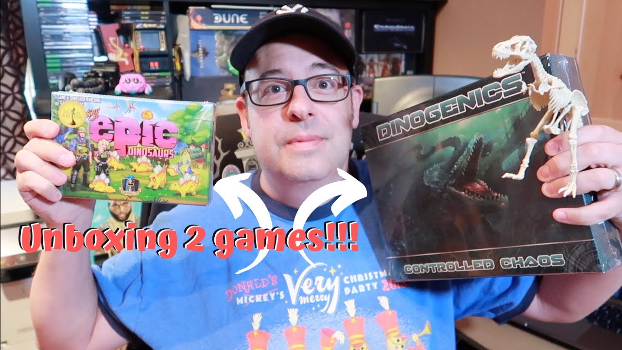 Unboxing - Dinogenics and Tiny Epic Dinosaurs!