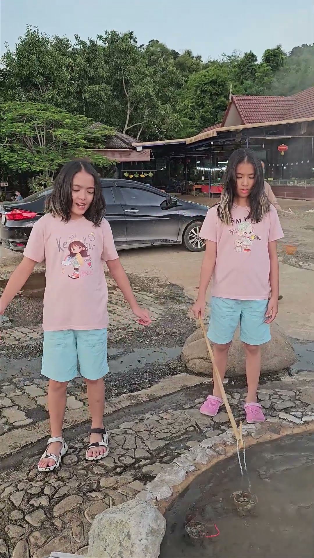 #หนูยิ้มหนูแย้ม ต้มไข่น้ำพุร้อนเวียงป่าเป้า