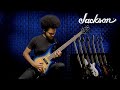 Jackson Spectra Bass JS3Q in Amber Blue Burst Demo