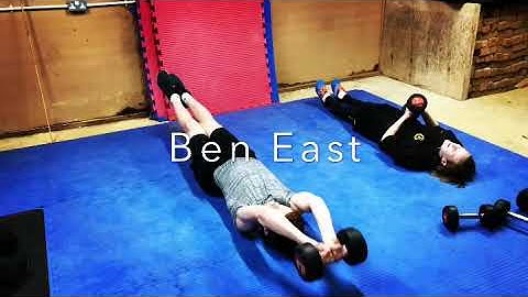 Ben East | Javelin thrower Training | Squatting