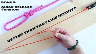Is This Tension Locking System Better than the Famous Taut Line Hitch?