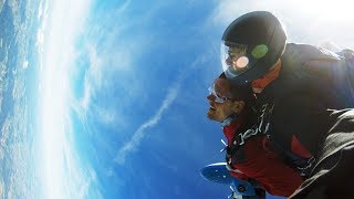 First time skydiving from 4000 m