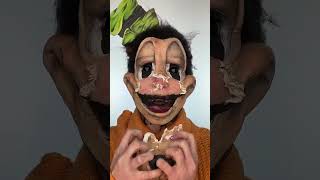 GOOFY inspired makeup removal 😱 I’m sorry! #makeupremoval #viral #makeup  #ytshorts