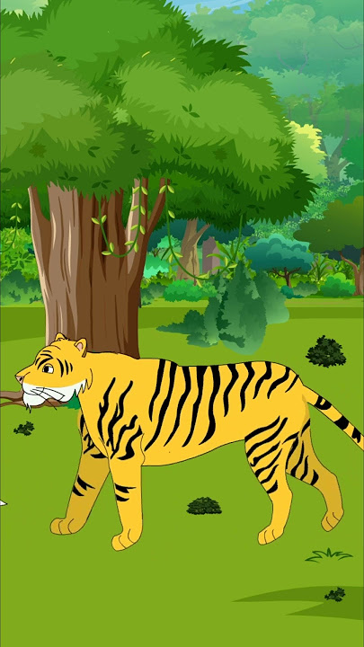 Bangla Cartoon | বাঘ এবং শিয়াল গল্প | Tiger and Fox Story | Rupkothar Golpo | Story27 #shorts