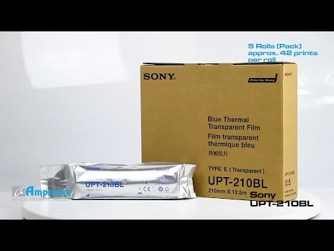 Sony UPT210BL Blue Thermal Transparency Film UPT-210B