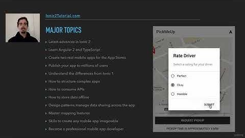 Ionic 2 Tutorial with Two Complete Apps - learn Ionic