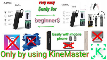 How to make a thumbnails very easily with KineMaster in mobile phone  @2023