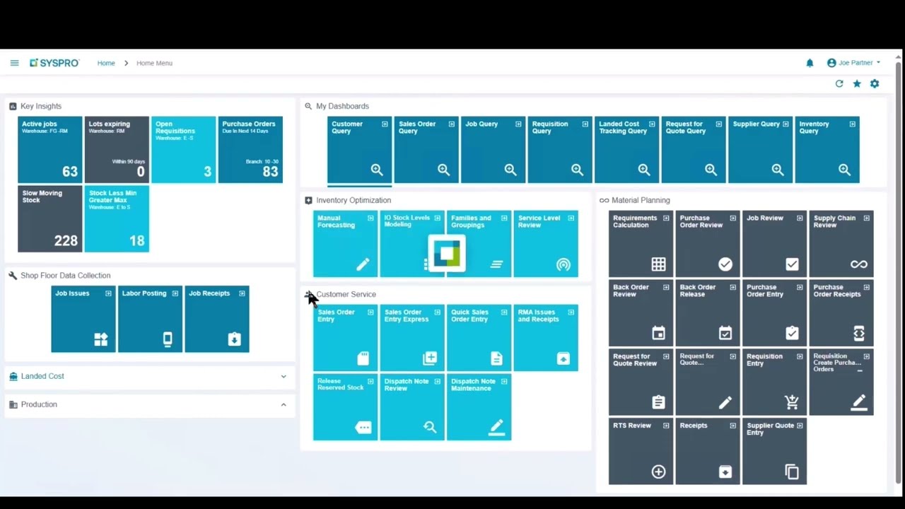 Syspro | Inventory Forecasting