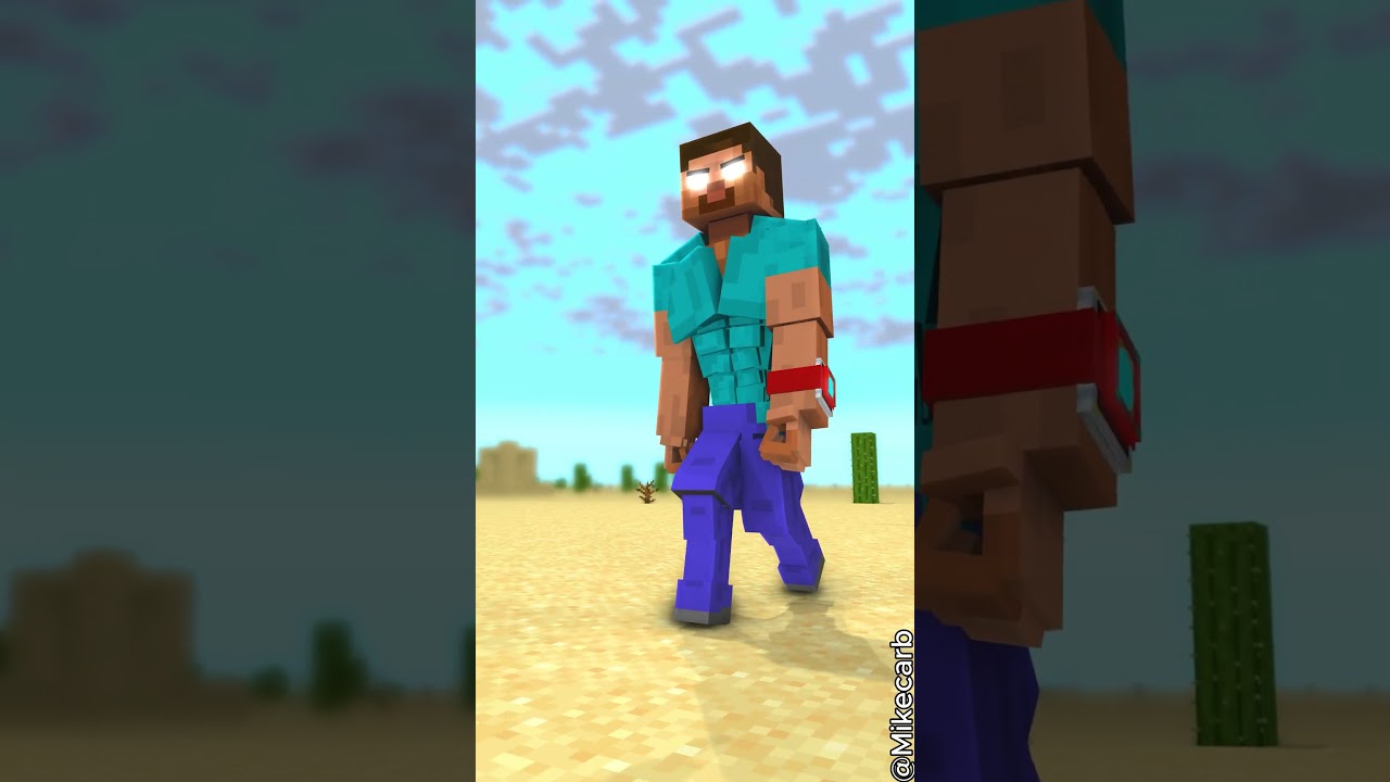 Zombie Becomes Herobrine in Thor's Hammer Challenge ⌚⚡(Part 2)| Transform Watch