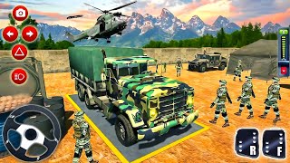 US Army Truck Transport Driving Simulator - Cargo Vehicle Driving Mountain 3D - Android Gameplay screenshot 3
