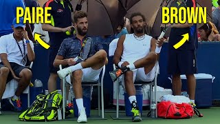 Tennis Most 'BIZARRE' Doubles Match You've NEVER Seen Before! (Dustin Brown & Benoit Paire Team Up)