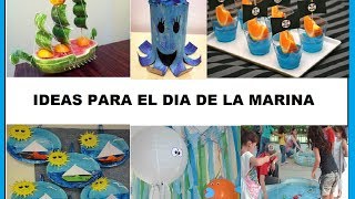 DIA DE LA MARINA manualidades, juegos , adornos