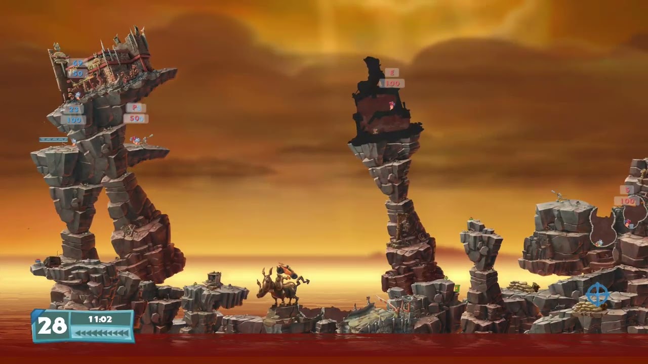 [Xbox] vs Subworld Rage. High-tension match 😬 | Worms WMD ranked match