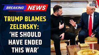 Download lagu Trump Blames Zelenskyy: ‘He Should Have Ended This War Long Ago’ | Russia Ukraine War News Updates