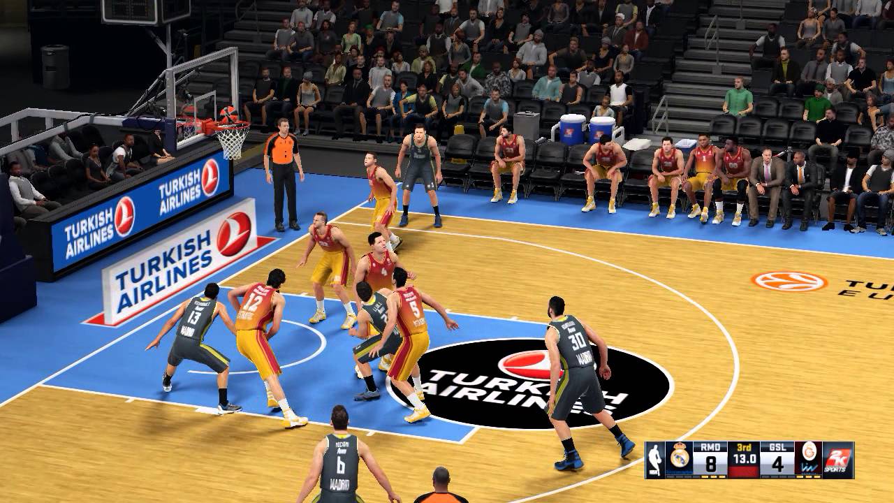 NBA 2K16 - Real Madrid vs. Galatasaray Istanbul - YouTube