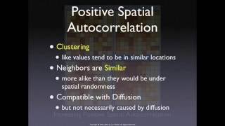 Spatial Autocorrelation continued