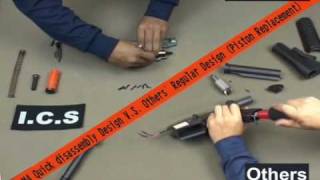 ICS M4 Quick disassembly Design V.S. Others' Regular Design