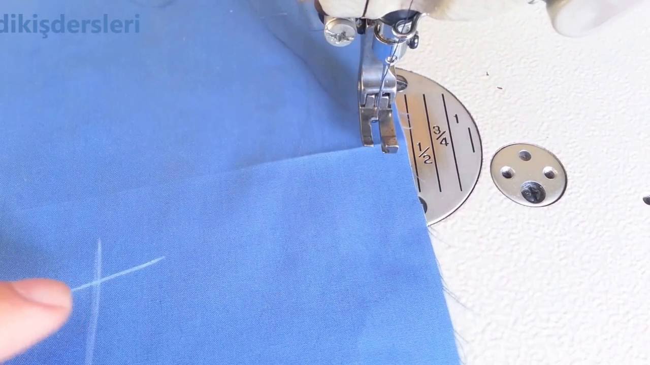 Gizli Pat Nasıl Dikilir? -1- How to sew a button placket.
