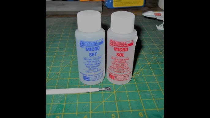 How to Decal Solution: Compare Micro Set & Micro Sol to Gunze — Paint on  Plastic