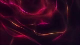 Warm Glowing Fractal Wave Motion Background | Screensaver | Digital Data Loop