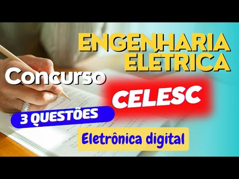 CELESC eletrônica digital 3 questões