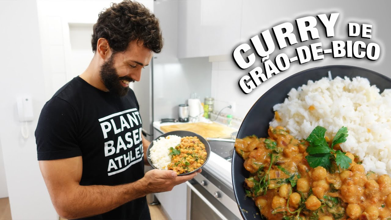 Curry de Grão-de-bico | Vegano, nutritivo e mais fácil do que você imagina!