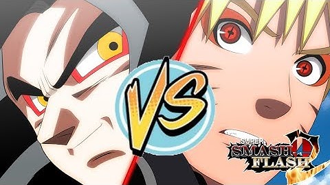 Super Smash Flash 2 v0.9 Goku vs Naruto - Rival Battle